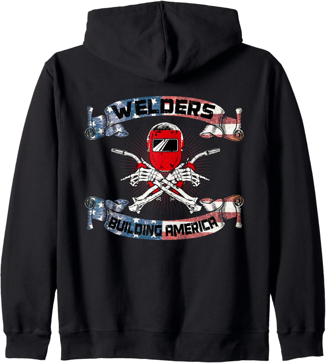Welder Gifts Funny Welding Image On Back Of Shirt Kapuzenjacke