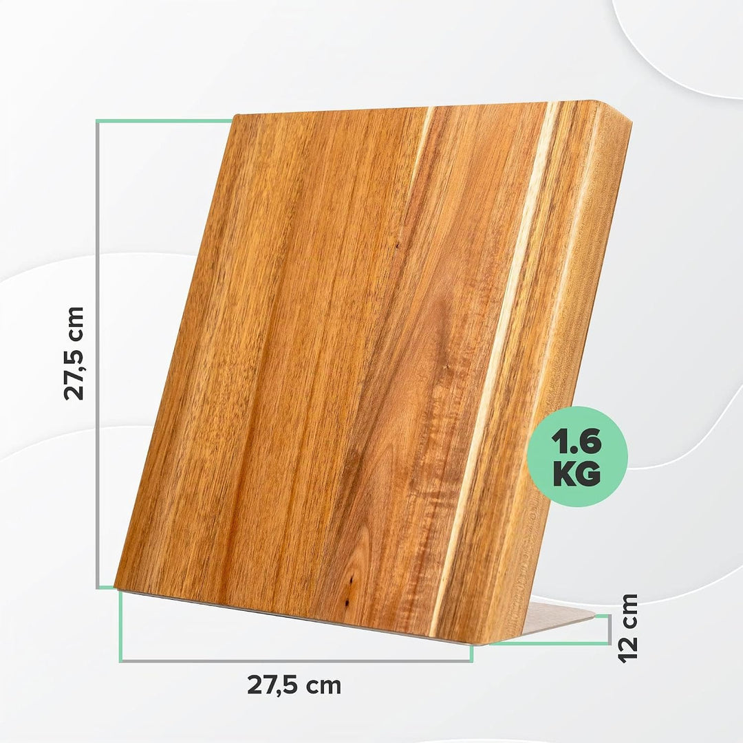Coninx Magnet Messerblock ohne Messer 27.5x27.5CM | Messerhalter magnetisch zur sicheren, sauberen u