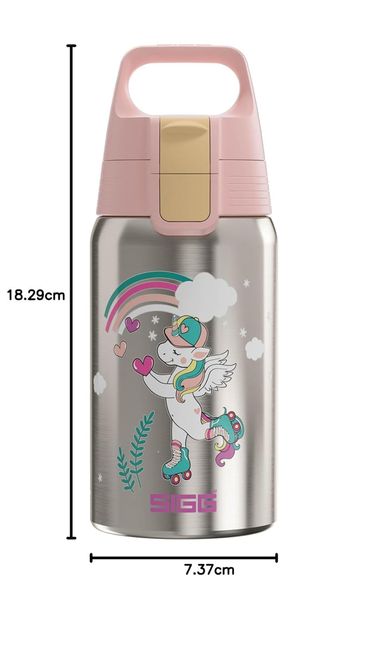 SIGG - Edelstahl Trinkflasche Kinder - Shield One - Für Kohlensäurehaltige Getränke Geeignet - Ausla