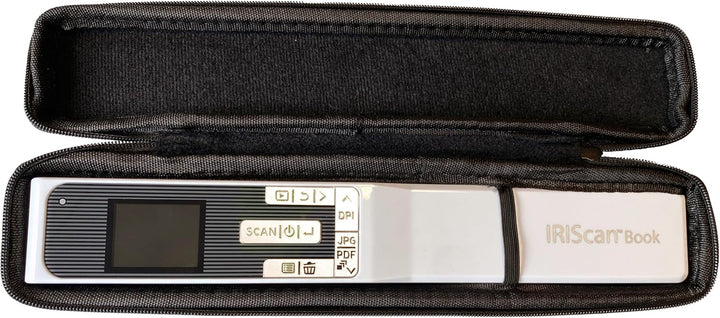 Hartschalentasche für Handscanner, Lineal Scanner IRIScan Book Version 3, 5, 5 WiFi, IRIScan 7 und k