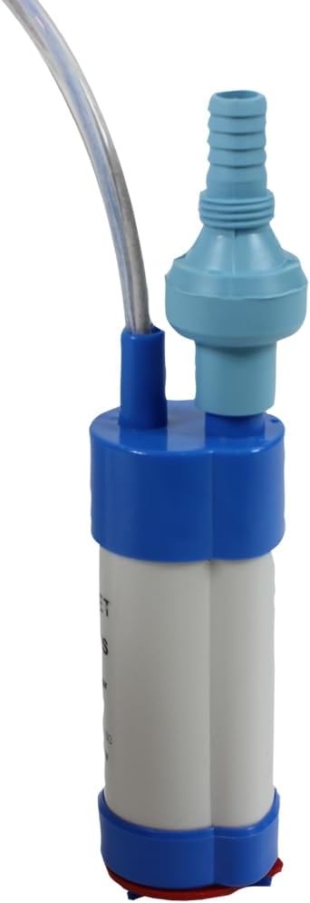 ECO-PLUS Tauchpumpe Wasserpumpe mit Rückschlagventil und Filter 12V 10 l/min