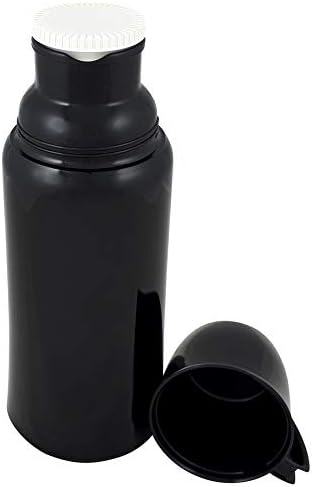 Helios Elegance Isolierflasche, Kunststoff, schwarz, 1 Liter, 6 1000 ml Schwarz, 1000 ml Schwarz