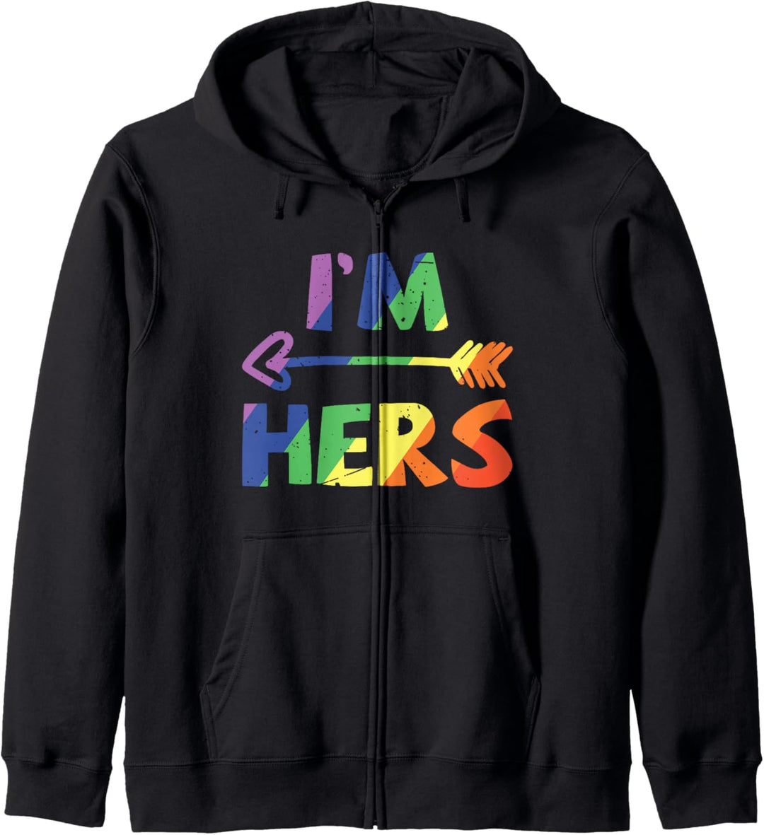 Lesbian Couples Matching Gay Pride LGBT Rainbow Funny BFF Kapuzenjacke