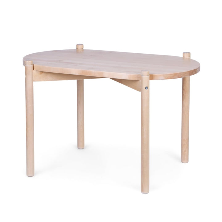 CHILDHOME, 2 in 1 Babywiege, 0-6Monate, Birkenholz und Teddymaterial, Kindertisch, Aktivitätstisch 6