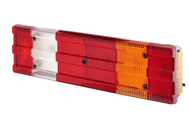 HELLA - Heckleuchte - Halogen - rot/weiss - für u.a. Mercedes-Benz 1222 - 4850 (MK, SK) - ECE - rech
