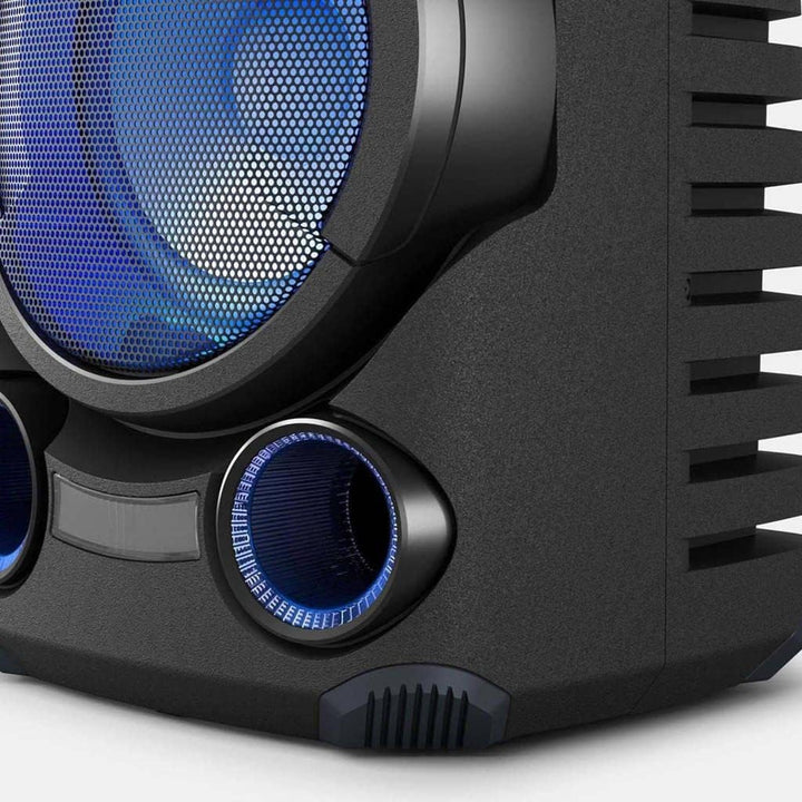 Sony MHC-V43D Bluetooth Party Lautsprecher (One Box HiFi Music System, Lautsprecherbeleuchtung, CD/D
