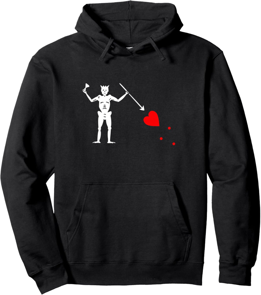 Blackbeard Jolly Roger Flagge Pullover Hoodie
