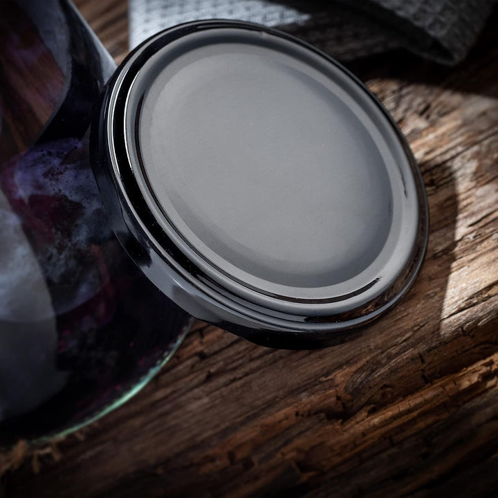 KADAX 20er Set Marmeladengläser 235ml TO82 Schwarz, Einmachgläser Vorratsgläser Mason Jar mit Schrau