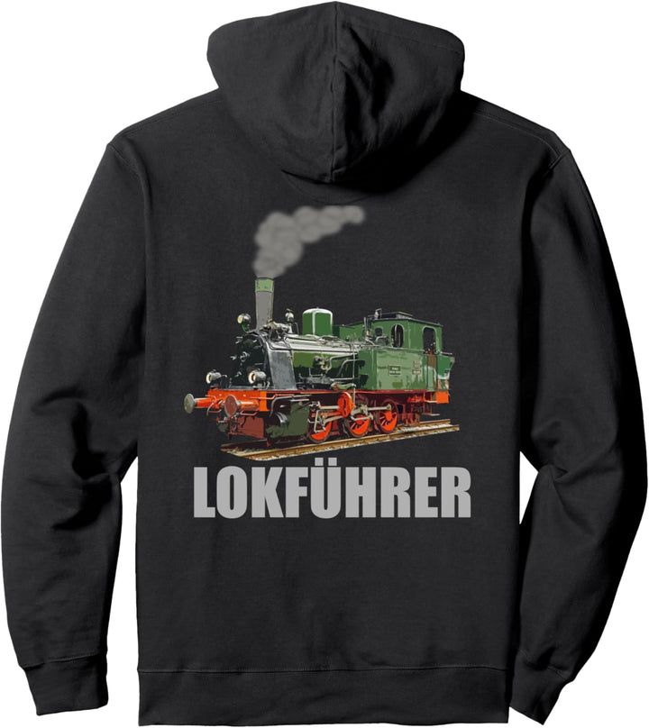Lokführer Dampflok I Eisenbahn Geschenkidee Pullover Hoodie