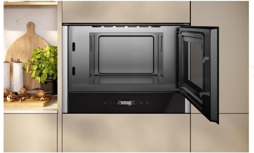 NEFF NR4WR21N1, N70, Einbau-Mikrowelle, Integrierbare Mikrowelle ohne Grill 40 x 60cm, Full Touch TF