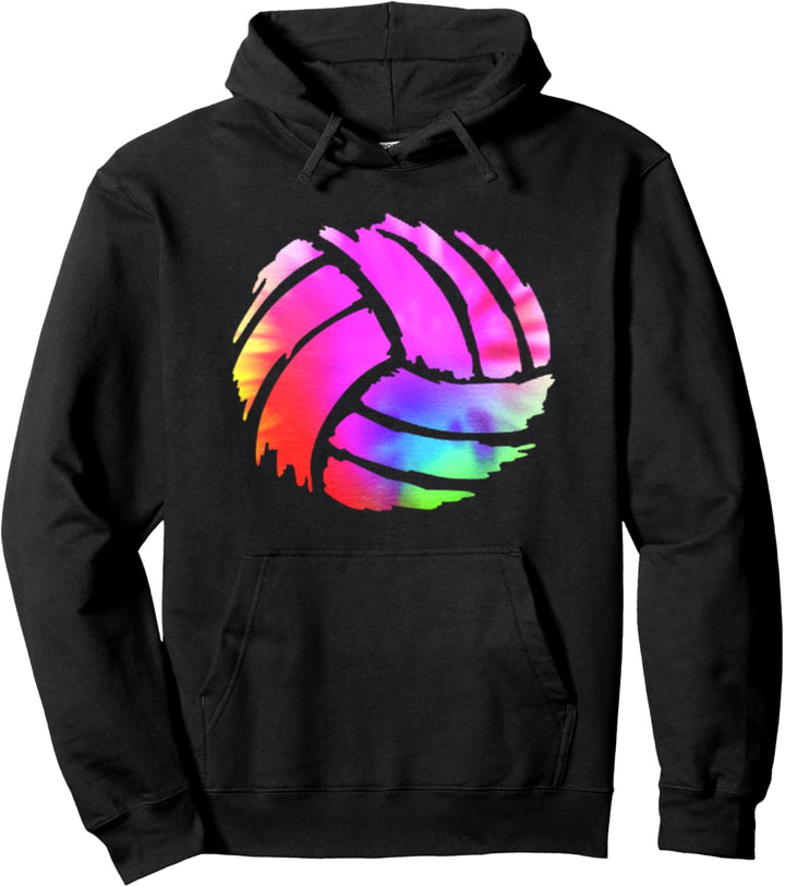 Niedlicher Regenbogen-Volleyball, Geschenk für Teen High School Pullover Hoodie