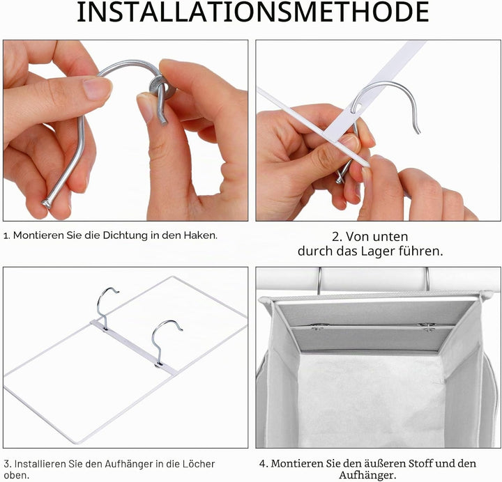 MaoXinTek Organizer für Handtasche, 10 Fächer, zum Aufhängen, Organizer, für Hut, Kleidung, Schuhe,