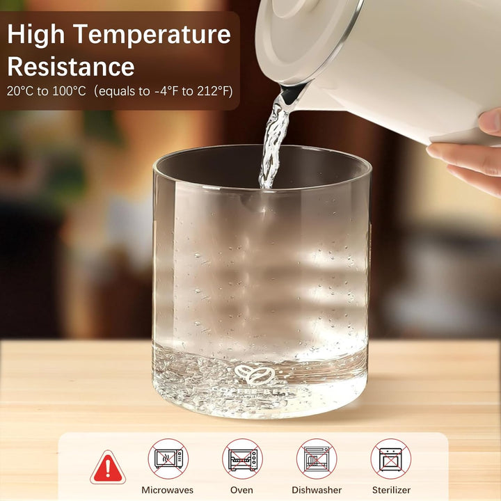 Kaffeedose Luftdicht Glas, 1.1L Kaffeebohnen Behälter mit Auslassventil und Datumsanzeige, Transpare