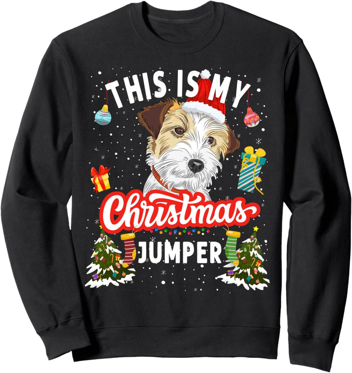 Jack Russell Terrier Weihnachtspullover Idee für Damen Sweatshirt