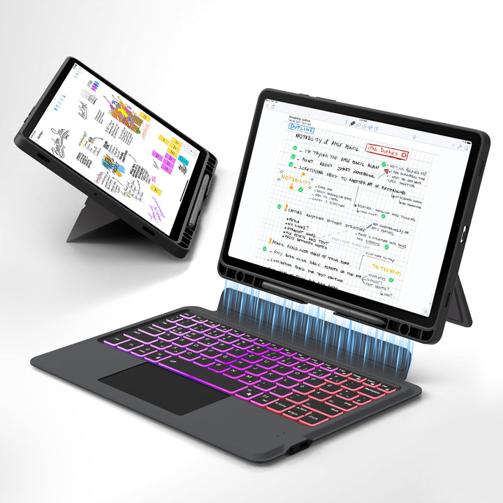 Ai Key Tastatur für Samsung Galaxy Tab S10 Lite/S10 FE/S9 FE/S9 : DEX-Modus mit einem Klick,Auto Auf