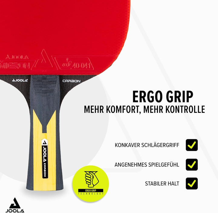JOOLA Tischtennisschläger Carbon Pro ITTF genehmigter Profi Wettkampf Tischtennis-Schläger Carbon Pr