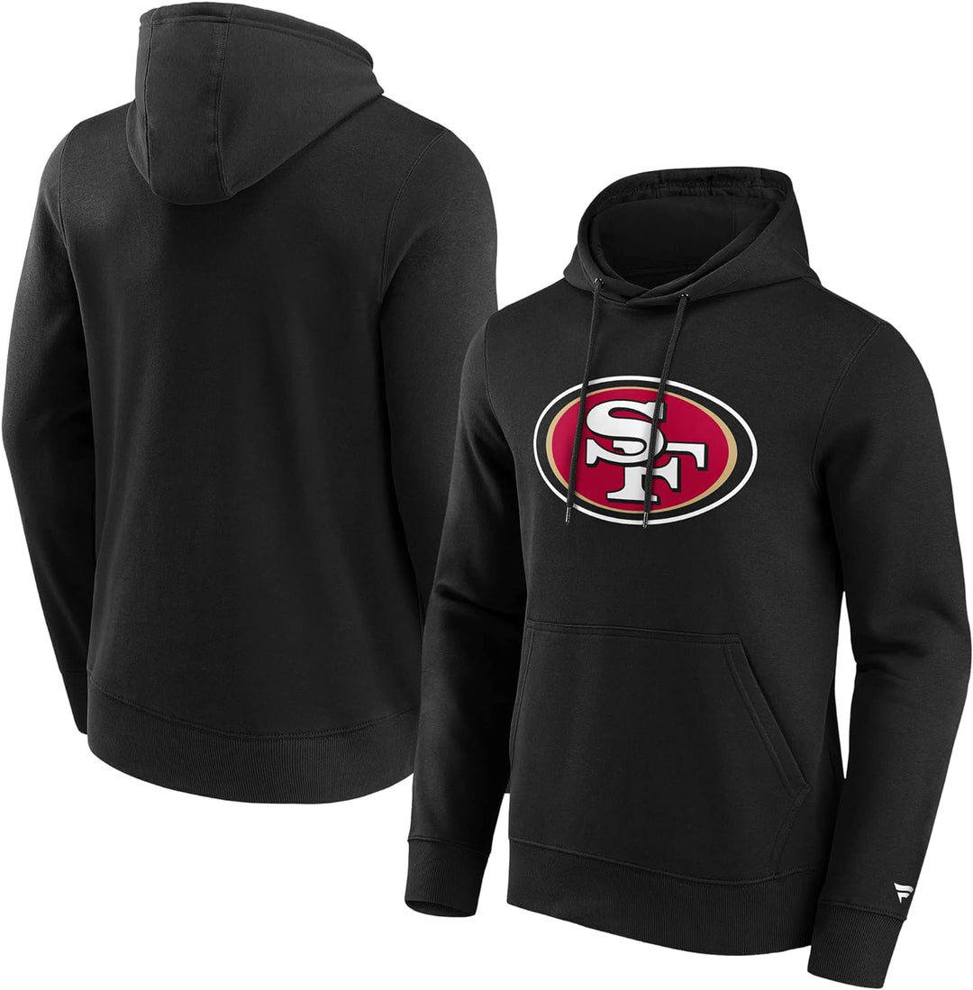 Fanatics San Francisco 49ers Mid Essentials Crest Graphic Kapuzenpullover Herren XL Schwarz / Rot, X