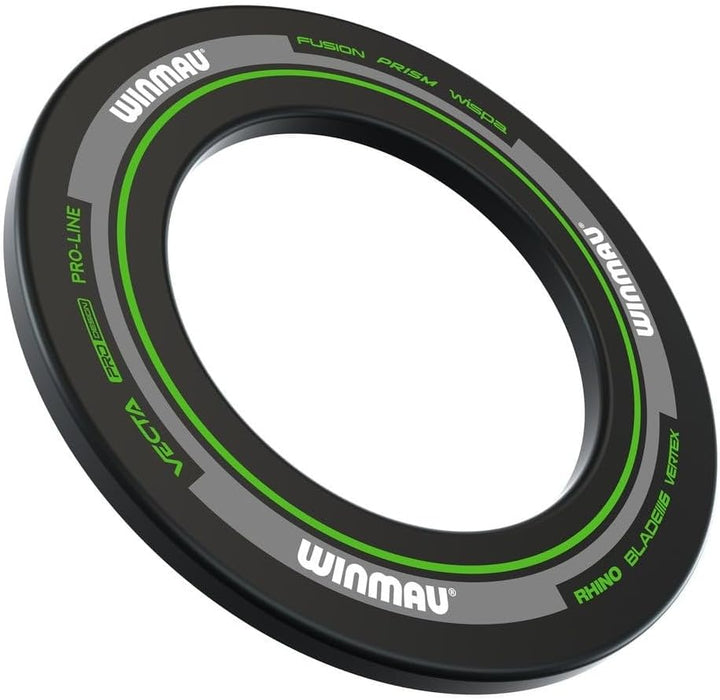 WINMAU Dartscheibe Schutzring – Advance Schwarz, Rot, Weiss & Grün Dart Surround Schwarz & Grün, Sch