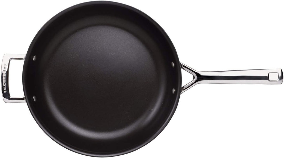 Le Creuset Antihaftbeschichtete Bratpfanne mit Gegengriff aus 3-ply Edelstahl, Ø 30 cm, Für alle Her