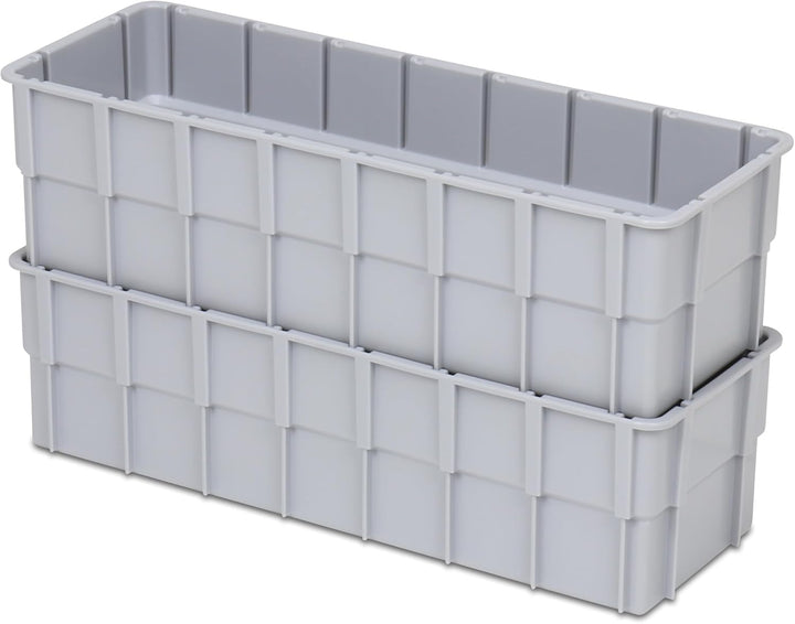 1a-TopStore Einsatzkasten Einteilungs-Set für Eurobehälter, Schubladen mit Innenmass 362x262 mm (LxB