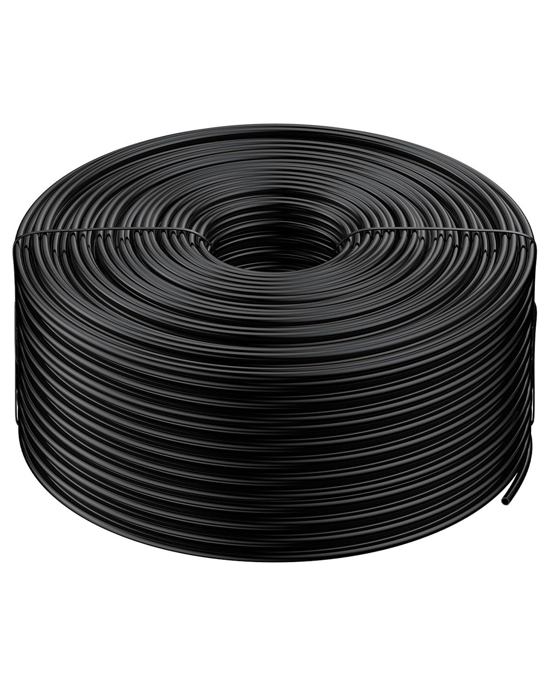 Pawfly 152 m 6,35 mm Tropfbewässerungsschlauch, schwarze PE-Rohrrolle für Gartenbewässerung, Blindro