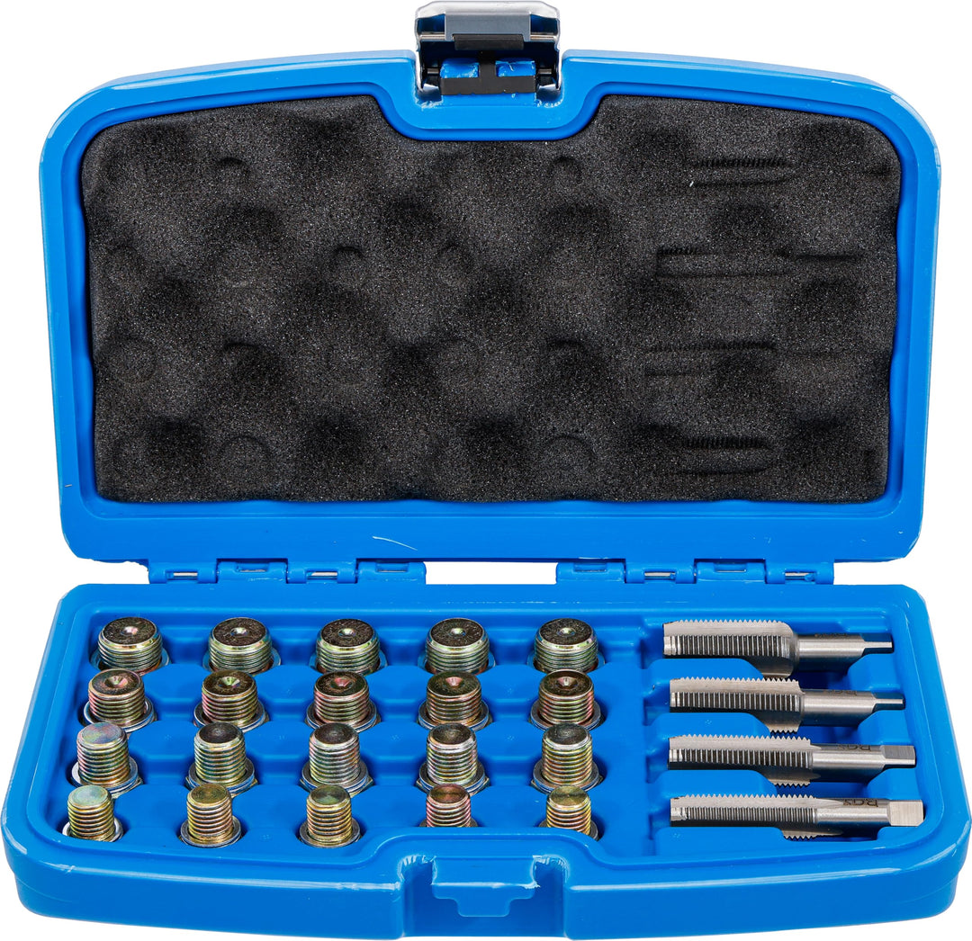BGS 126 | Reparatursatz für Öl-Ablass-Gewinde | 64-tlg. Reparatursatz | 64-tlg., Reparatursatz | 64-
