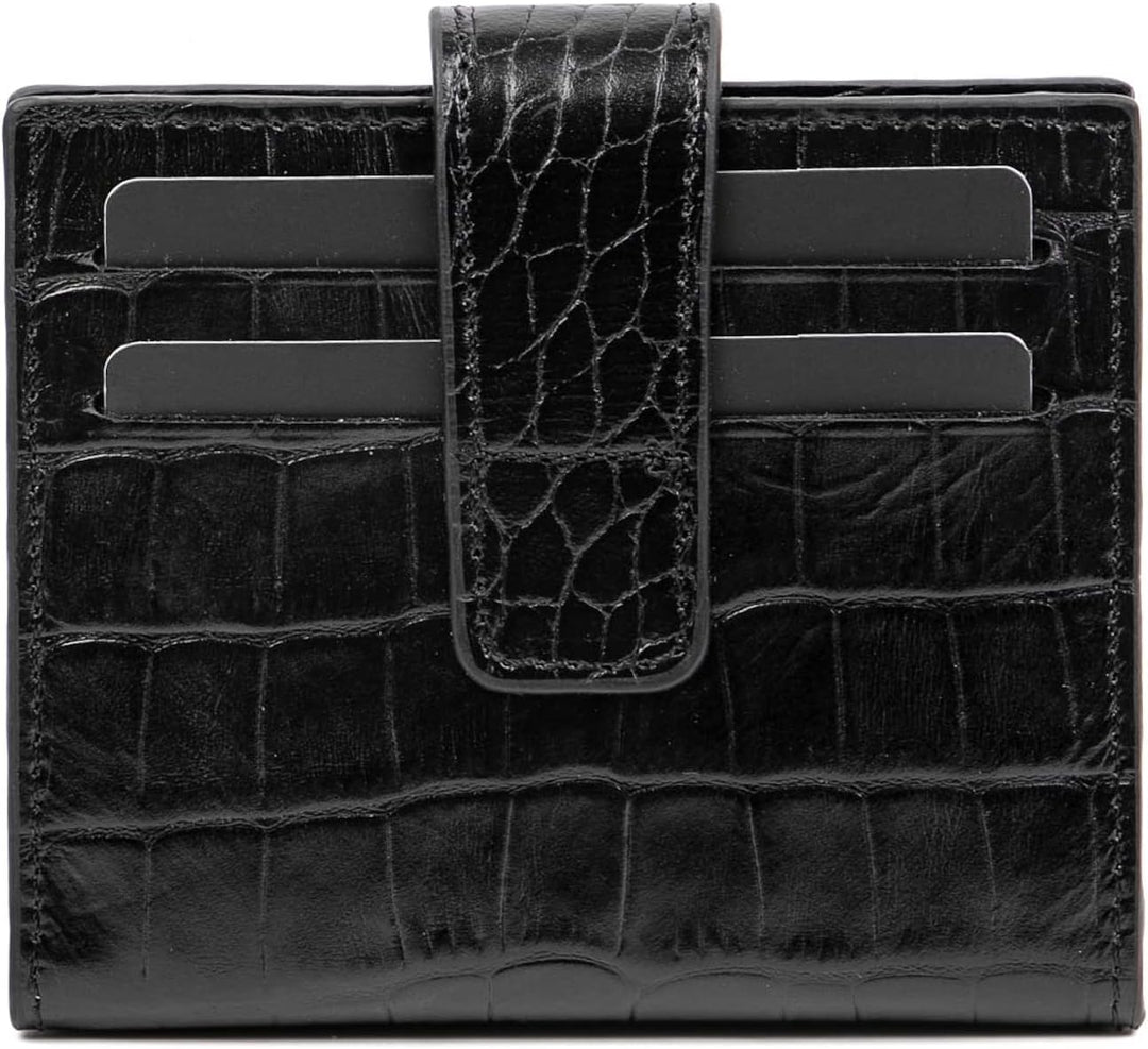 Solo Pelle Slim Wallet aus echtem Leder Platz für über 20 Karten Slimwallet Kartenetui Geldbörse für