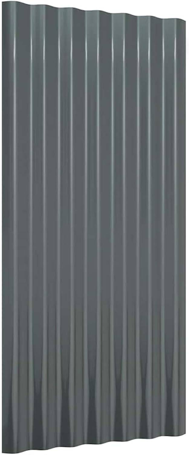 Dachpaneele 12 STK. Dachblech Stahlblech Dach Dachplatten Metalldachpaneele Dachblech für Dach, Schu