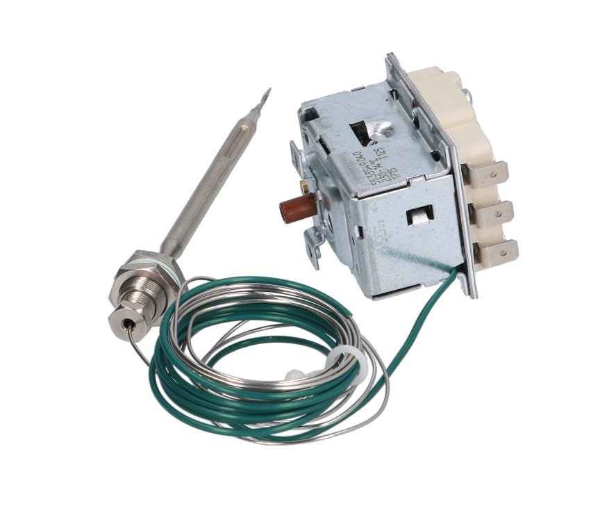 EGO 55.33549.040 Sicherheitsthermostat 230°C 3-polig 20A ø 6mm 117mm 2111236 für Fritteuse elektrisc