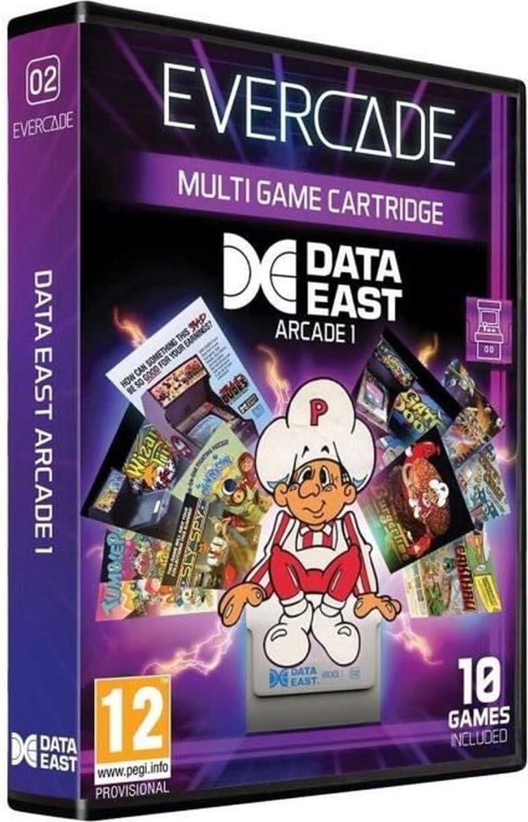 Blaze Evercade Data East Arcade Cartridge 1 - [AT-PEGI]
