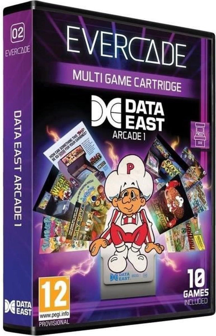 Blaze Evercade Data East Arcade Cartridge 1 - [AT-PEGI]