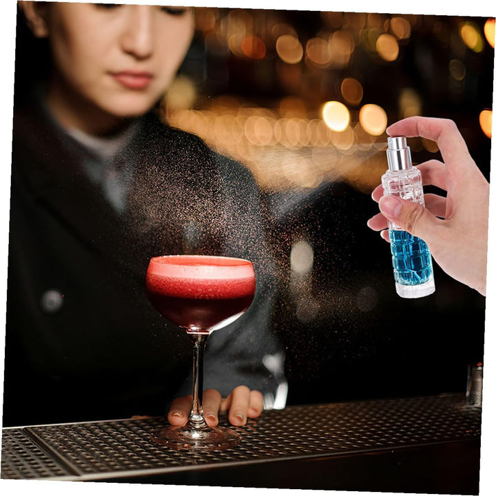 SHINEOFI Nachfüllbare Kristallglas Sprühflasche 2 Stück 30 Ml Cocktailzerstäuber für Bar und Bitters