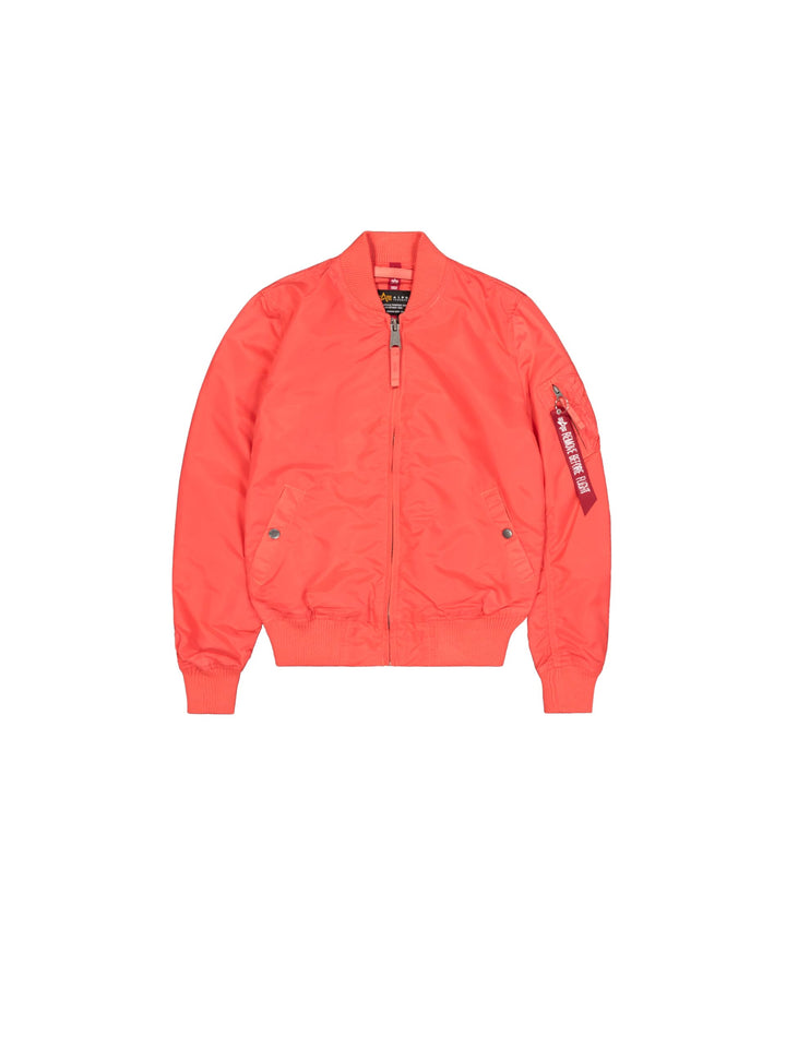 Alpha Industries Damen Bomberjacke M Radiant Red, M Radiant Red