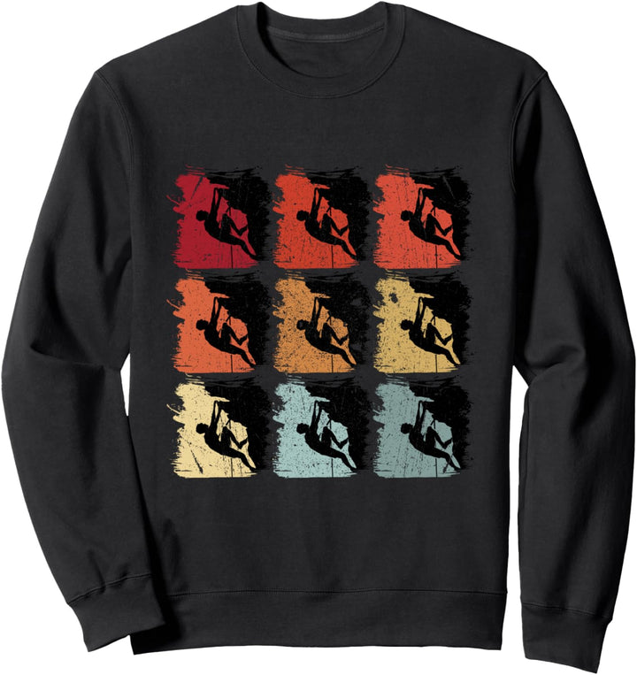 80er Vintage Bouldern Kleidung Klettern Vintage Outfit Sweatshirt