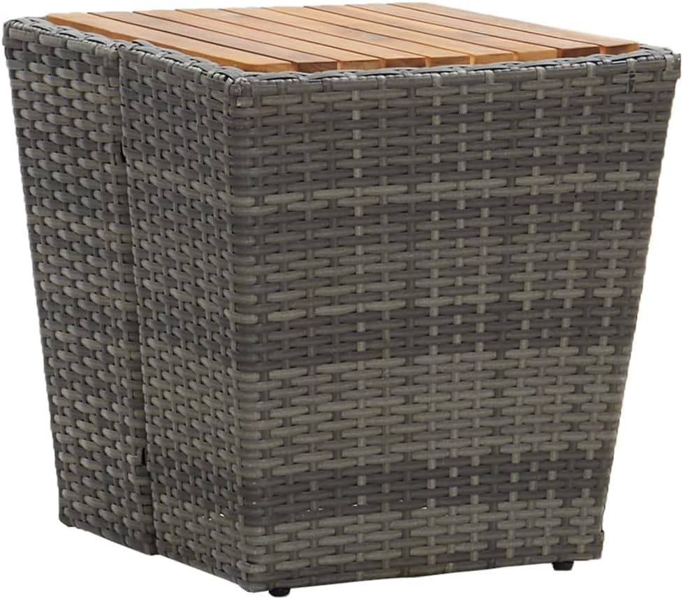 vidaXL Akazienholz Massiv Beistelltisch Gartentisch Gartenmöbel Balkontisch Tisch Terrassentisch Bis
