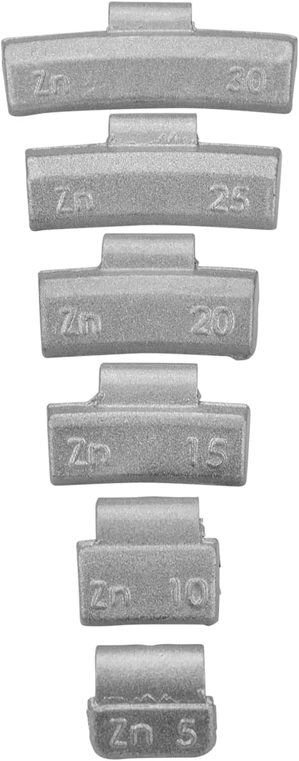 HASKYY 225x Schlaggewichte ALUFELGEN Auswuchtgewichte Wuchtgewichte 5-30g Sortiment, Alufelgen