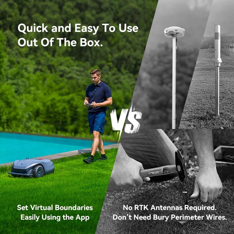 Neomow X SE Mähroboter ohne Begrenzungskabel, bis 3000㎡, 3D LiDAR SLAM+Vision Fusion Kartierung, Kei