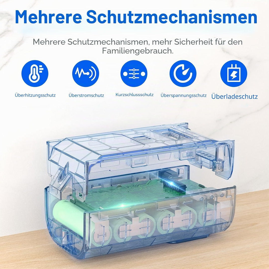 3,5Ah Ersatzakku für Levoit LVAC-200 Staubsauger, Lithium Ersatzbatterie LSV-V201B Ersatzakku kompat