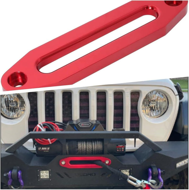 10 Zoll / 25.4 cm Hawse Fairlead, Aluminium Seilwinden Seilfenster Winde Seilführung, Geländewagen W