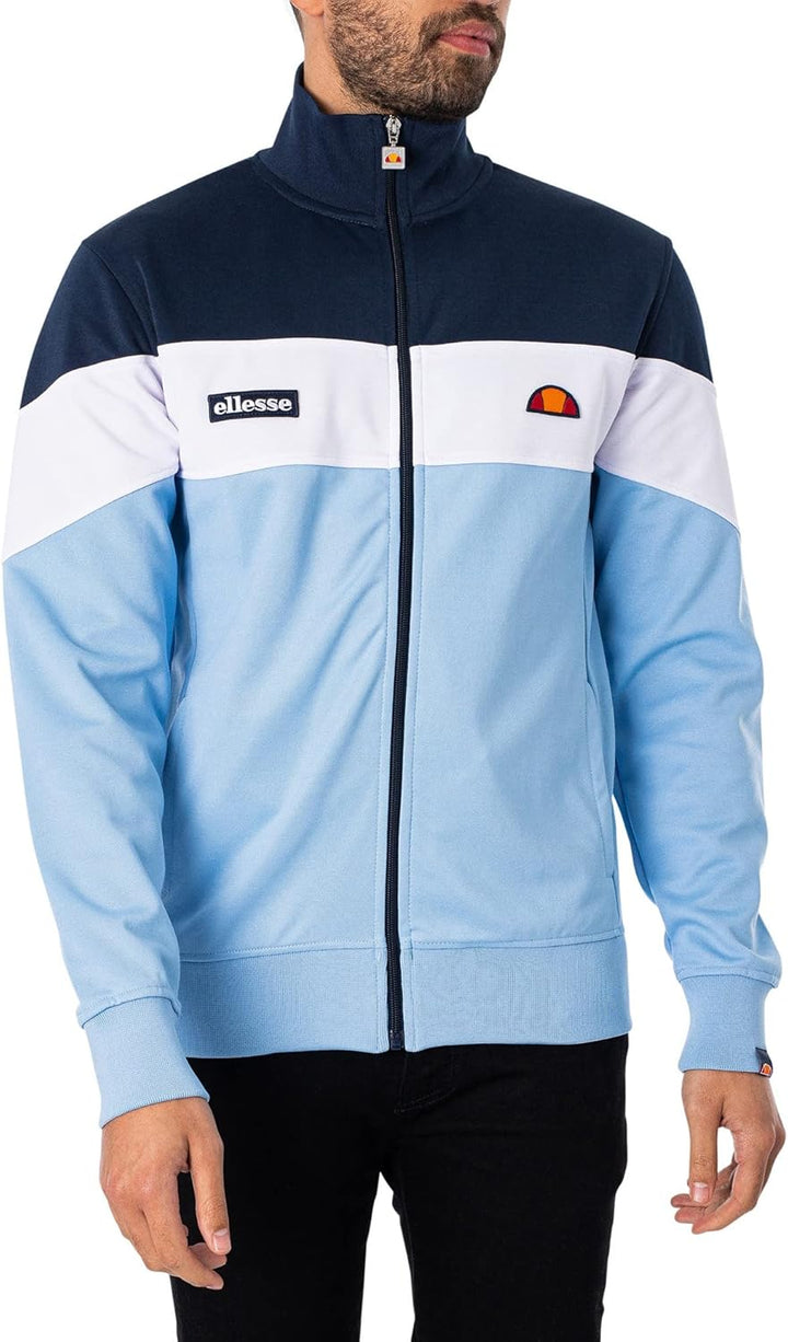 Ellesse Herren Caprini Jacke XXL Marineblau/Hellblau/Weiss, XXL Marineblau/Hellblau/Wei&#xDF;