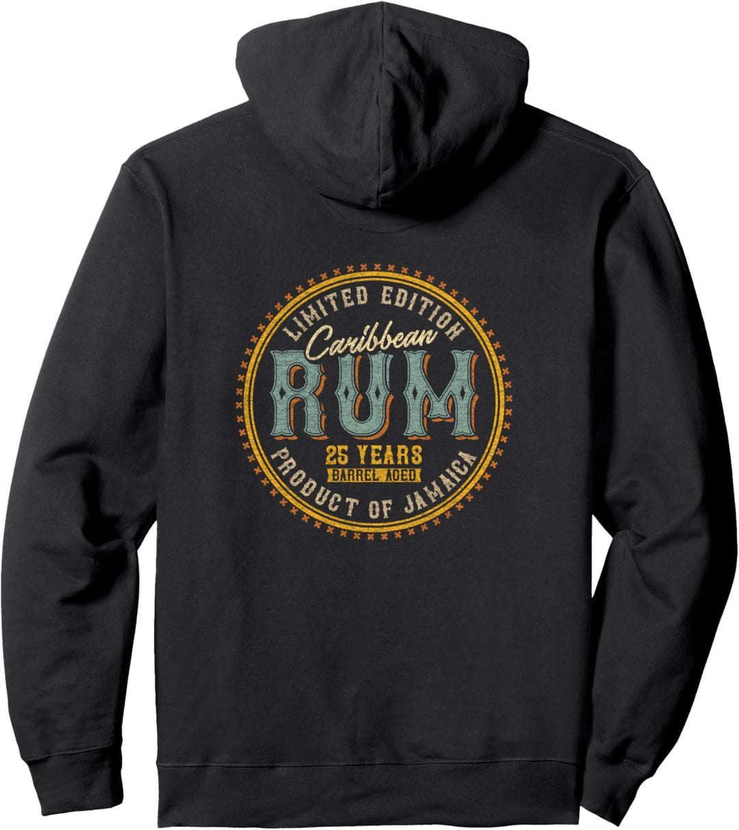 Caribbean Rum Lovers Jamaican Rum Drinker Dark Rum Pullover Hoodie