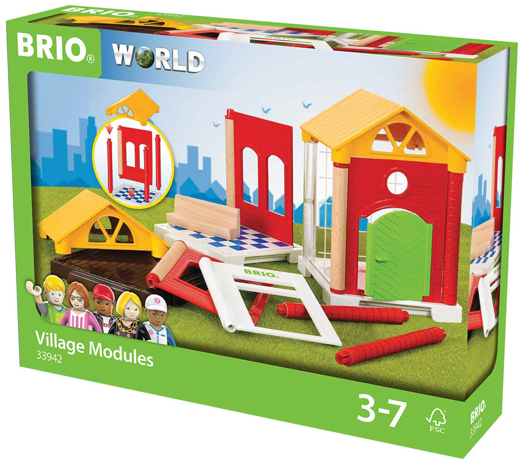 BRIO 33942 - Village Erweiterungsset, bunt