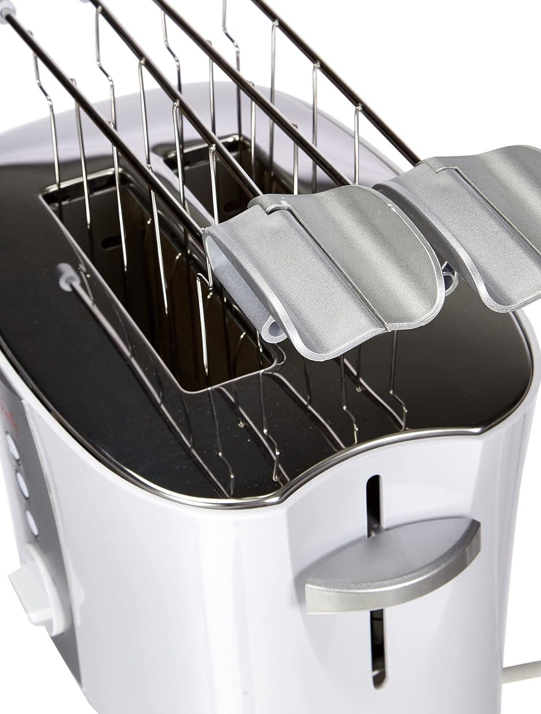 Melchioni 118310008 Toaster mit Toastzange TOSTO, elektrischer Sandwichtoaster, automatischer Auswur