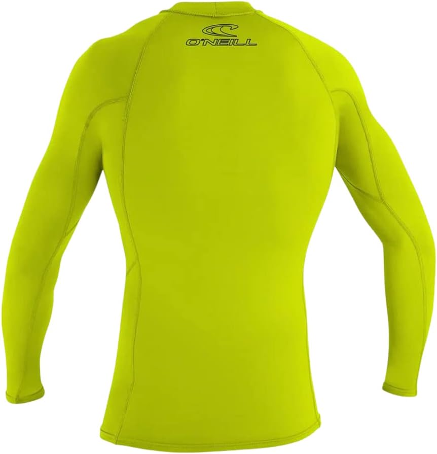 O'Neill Wetsuits Herren Uv Schutz basic skins L/S crew XXL Lime, XXL Lime
