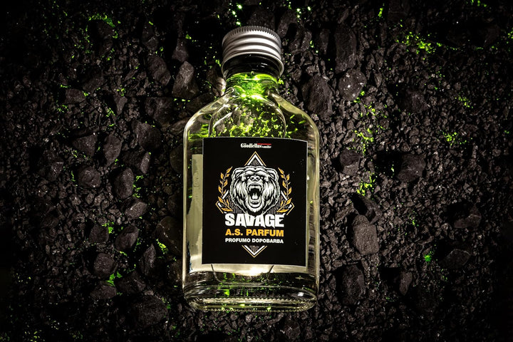 THE GOODFELLAS' SMILE Savage DUO SET. Shaving Soap and Aftershave Set, 500 g
