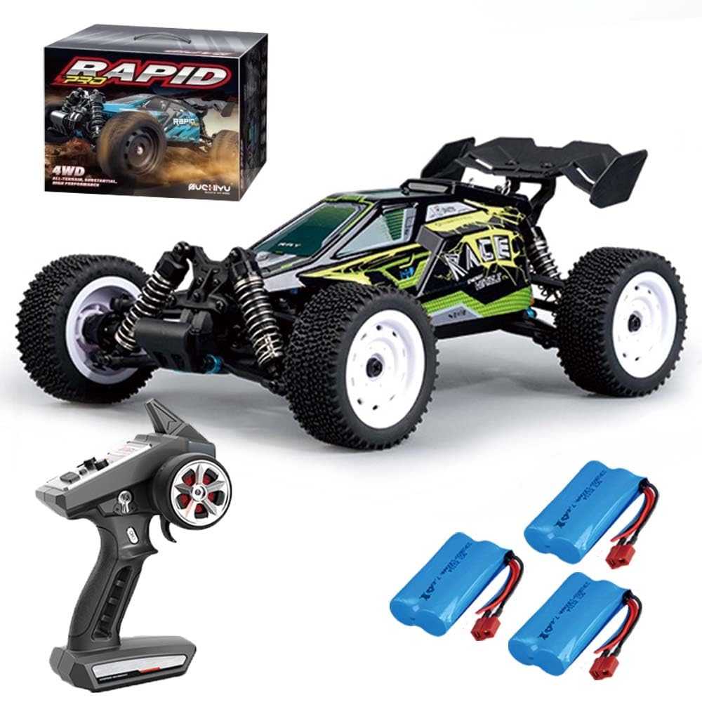 X-Verse 16201 Ferngesteuertes Auto, 2.4GHz 1:16 4WD Wasserdichtes RC Autos Kohlebürste Motor, 50KM/H