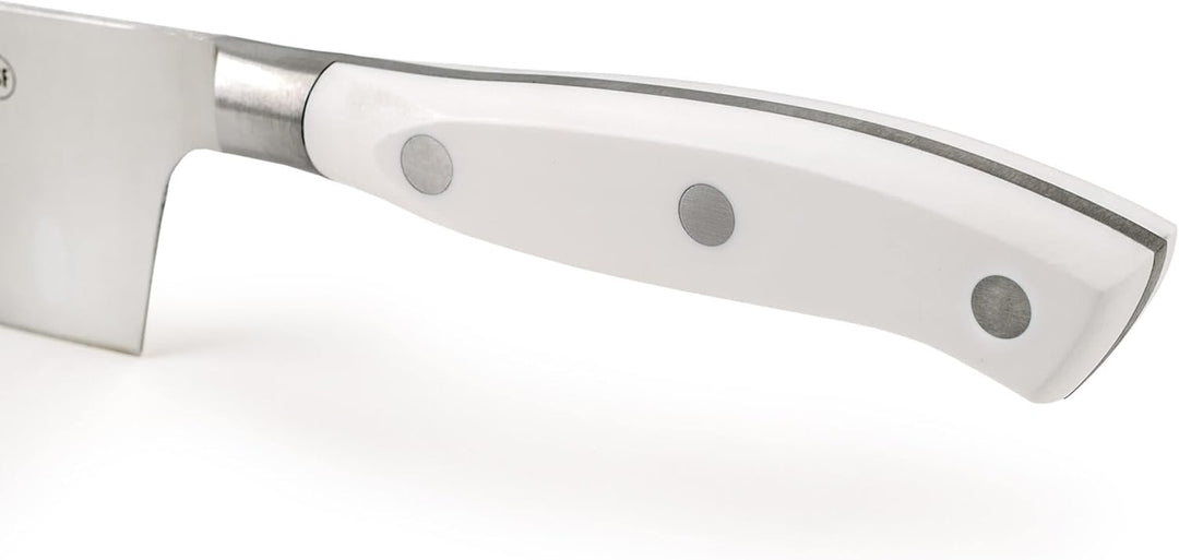 Arcos Serie Riviera Blanc - Rocking Santoku Messer - Klinge aus geschmiedetem Nitrum-Edelstahl 180 m