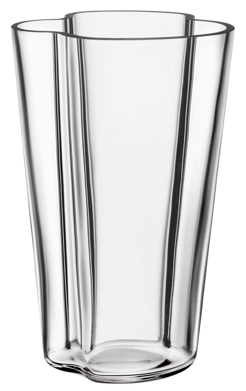 Iittala Vase Aalto 220 mm Klar aus Glas, 220 mm Klar