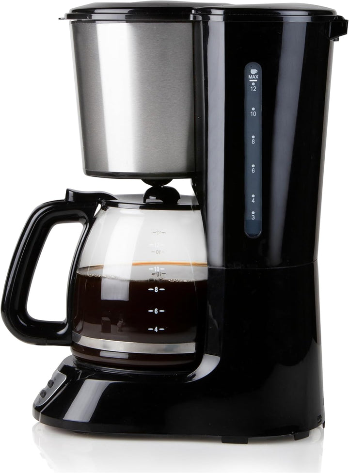 Domo DO708K - Kaffeeautomat- 1,5 L - Timer, Schwarz, Silver