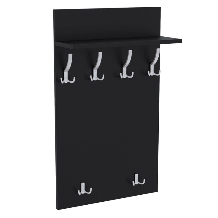 AKKE 100x60 | MAXI Garderobenpaneel Wandgarderobe Garderobe Wandpaneel Kleiderstange ALUMINIUM | SCH